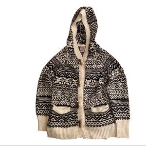 Avalanche hooded cardigan